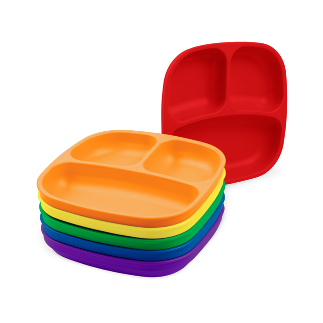 7" Divided Plate Set