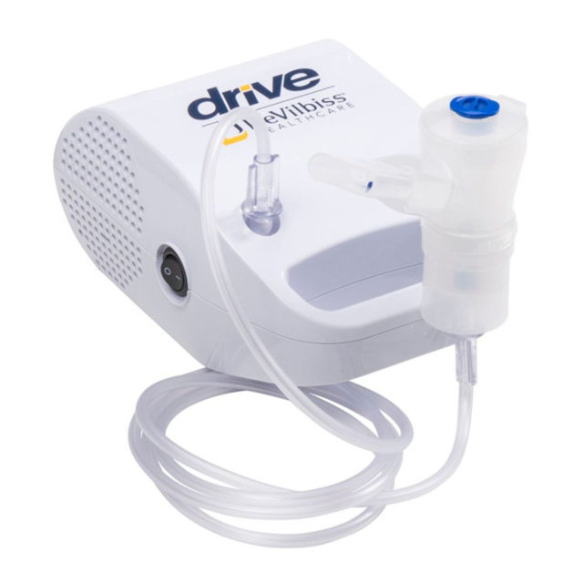 Compact Compressor Nebulizer with Reusable and Disposable Neb Kit