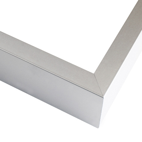 Custom Frosted Silver Metal Picture Frame | Custom Sizes Available | pictureframes.com