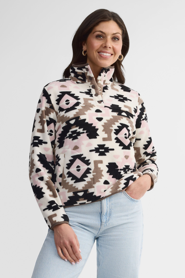 Chandail col montant polaire - Femme