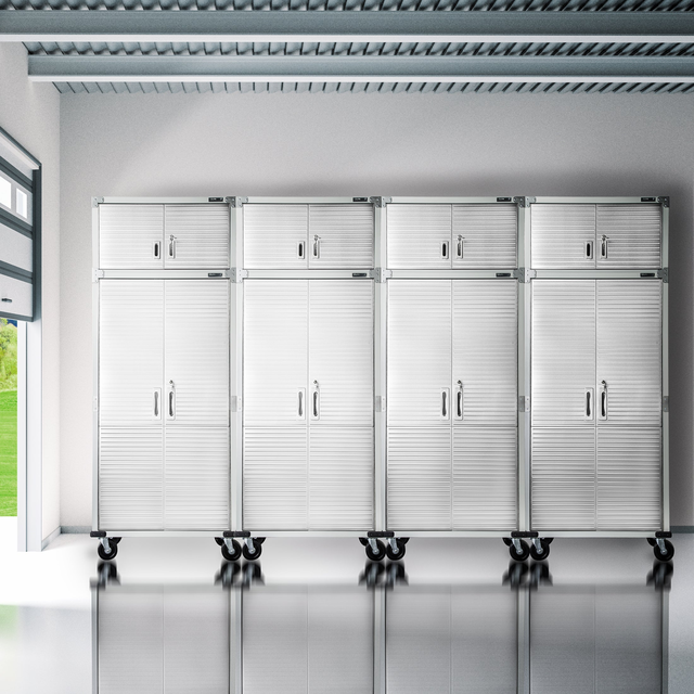 UltraHD® 8-Piece Rolling Storage Cabinet System, Granite