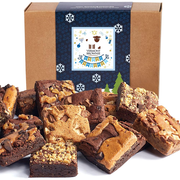 "Happy Holidays” Gourmet Brownie Sampler