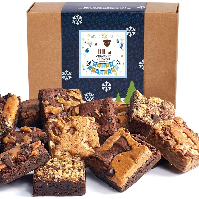 "Happy Holidays” Gourmet Brownie Sampler