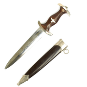 Original German WWII SA Dagger RZM M7/42 by WKC - Excellent Condition