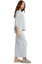 Heathered Wrap Skirt