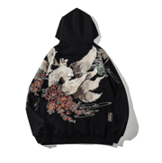 Embroidered Fox Hoodie