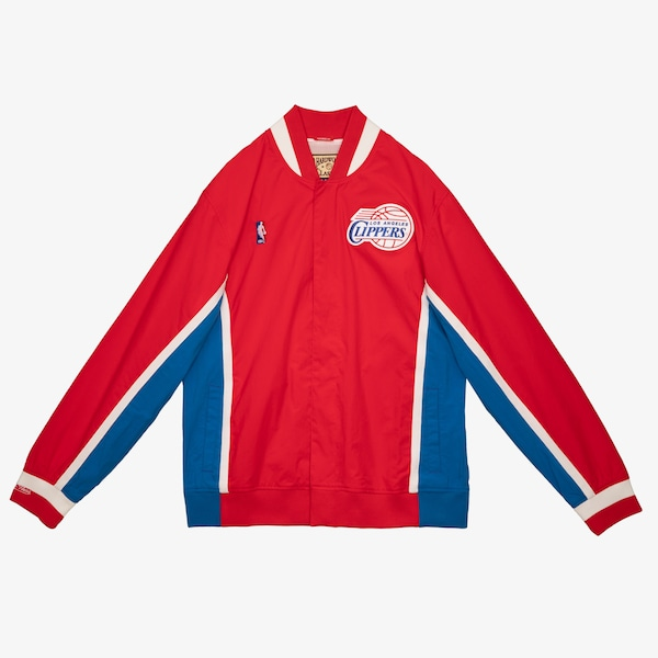 LA Clippers 1995-96 Red Authentic Full-Snap Warmup Jacket