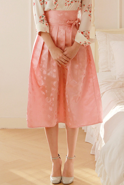 Hanbok Skirt (Pink) (B05-LO)
