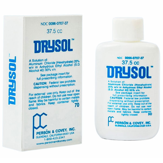 Drysol Body Deodorant for Hyperhidrosis Relief 37.5 mL