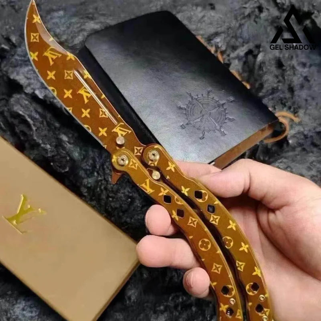LV limited Scorpion Balisong Sharpen Butterfly Knife