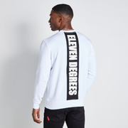 Cut & Sew Printed Back Graphic Sweatshirt