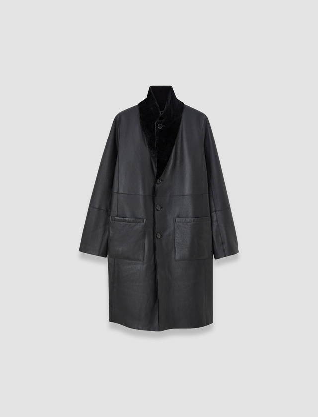 Britanny Reversible Soft Shearling Coat