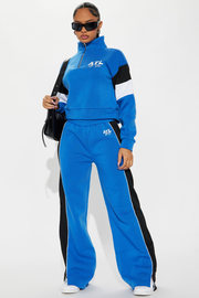 ATL Life Fleece Pant Set - Royal/combo