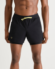 Grand 2-in-1 Short in Black w/ Lightning Bolt