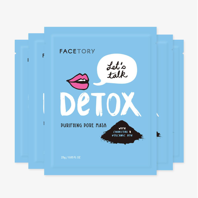 Let's Talk Detox Charcoal Sheet Mask - Purifying