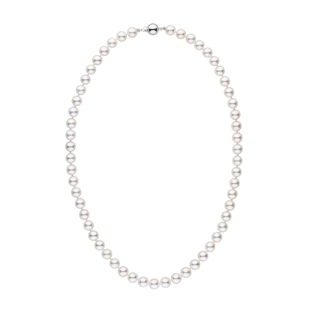 7.0-7.5 mm White Akoya AAA Pearl Necklace