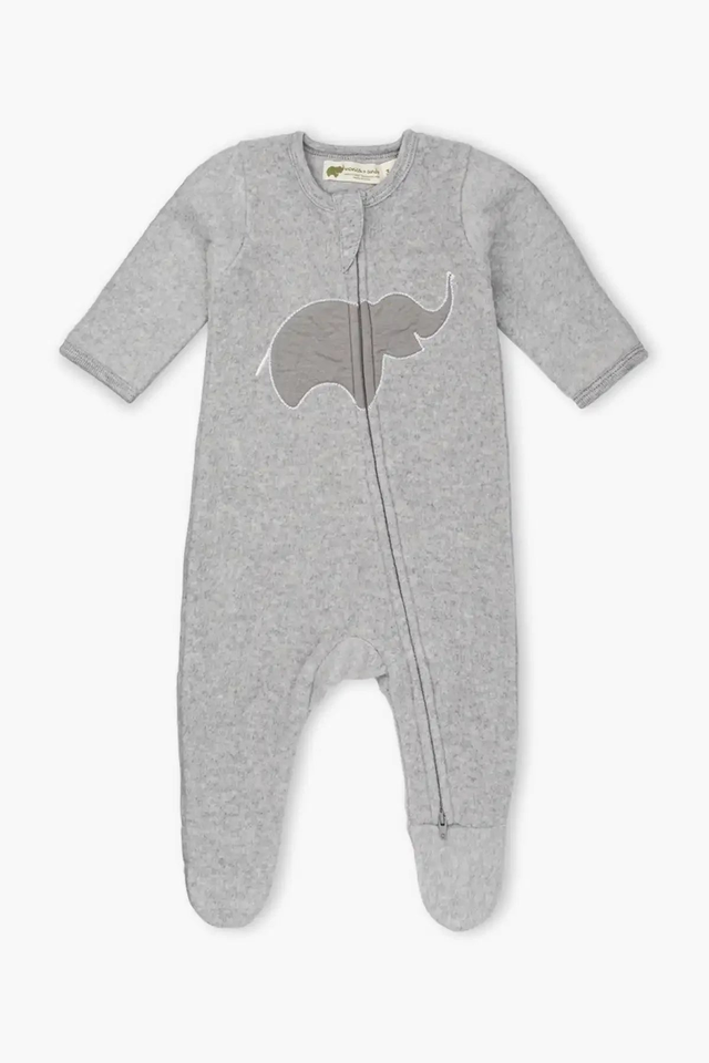 Monica + Andy - Fleece Zipper One-Piece