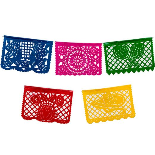Jumbo Fiesta Plastic Picado Banner