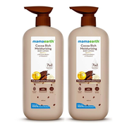 Mamaearth Cocoa Rich Moisturizing Body Lotion with Cocoa Butter & Vitamin E for Intense Moisturization - 400 ml (Pack of 2)