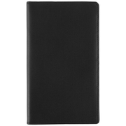 Day-Timer® Verona Leather Credit Card Wallet, Black, Pocket Size, 3 1/2" x 6 1/2"