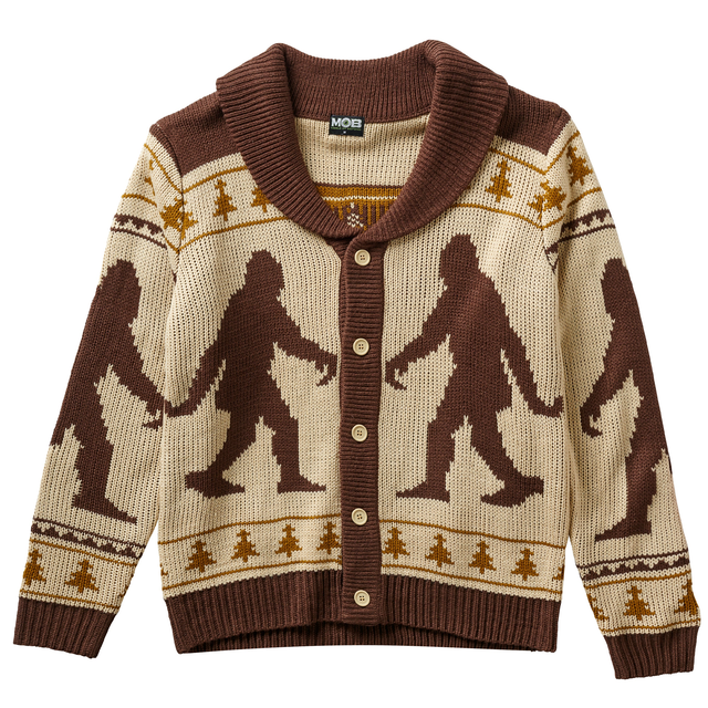 Bigfoot Sasquatch Cardigan
