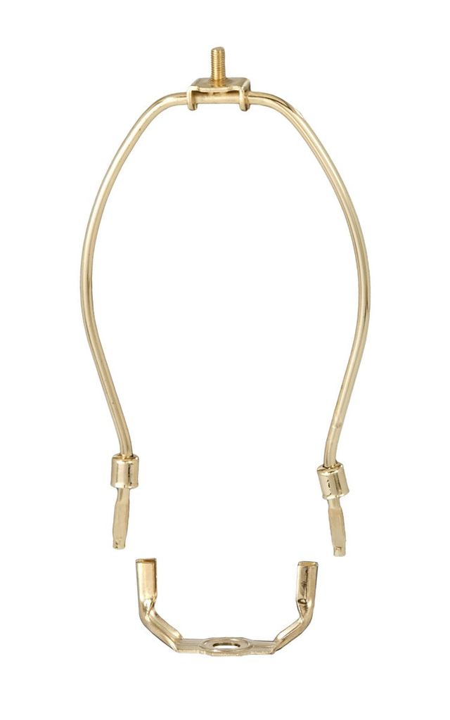 Heavy Weight, Brass Plated Lamp Harps (12740)