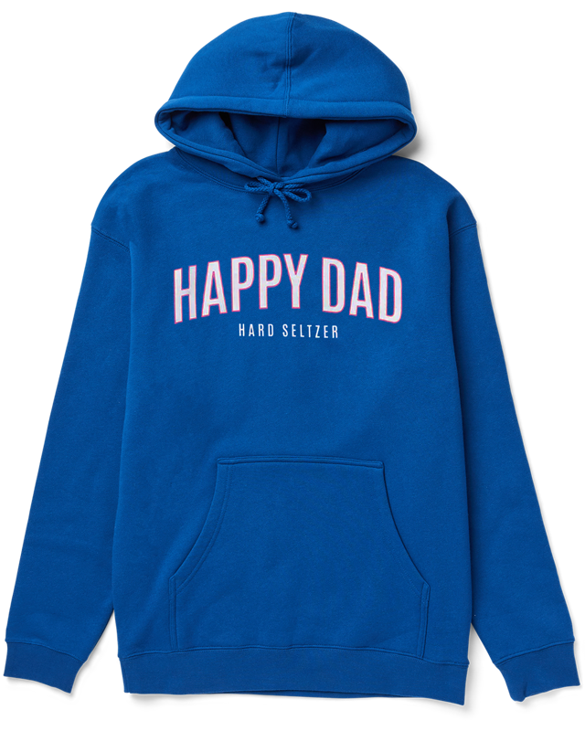 Happy Dad Arch Hoodie (Royal)