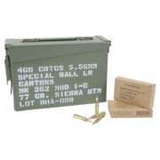 Black Hills MK262 MOD 1-C 5.56 77 Gr MK Ammunition 460 CT