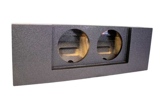 SoundSkins Enclosures | Chevy Colorado 2015+ Dual 10" Sealed  - Premium USA Made Subwoofer Box with Bed Liner Spray Finish