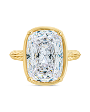 Sterling Silver Elongated Cushion Cocktail Ring