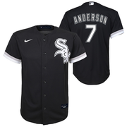 Child Tim Anderson Chicago White Sox Nike Black Alternate Replica Team Jersey