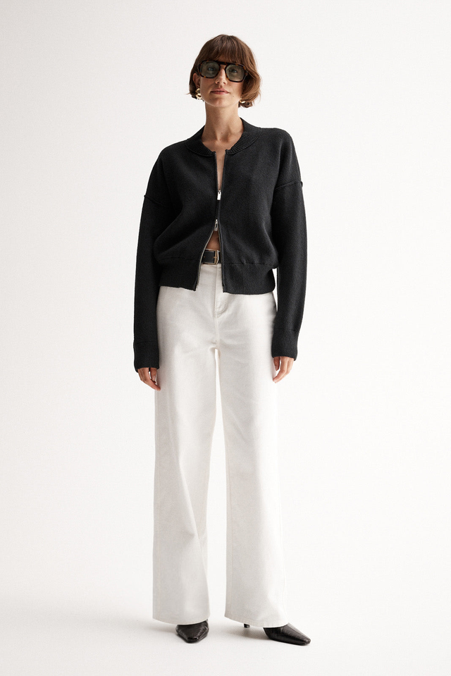 Lucy Knit Jacket Black