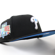 Philadelphia Phillies 1996 All Star Game 59Fifty New Era Fitted Hat (Black Blue Under Brim) 2