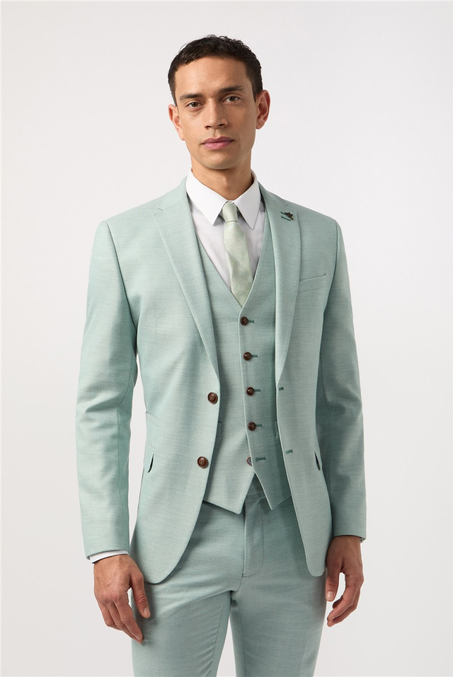 Slim Fit Blake Seafoam Suit