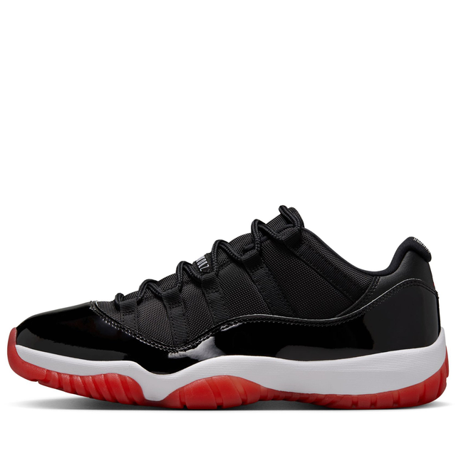 Air Jordan 11 Retro Low 'Bred' - Black/Varsity Red