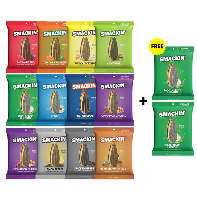 12 Bag Variety Pack + 2 FREE Large Sour Cream and Onion Bags