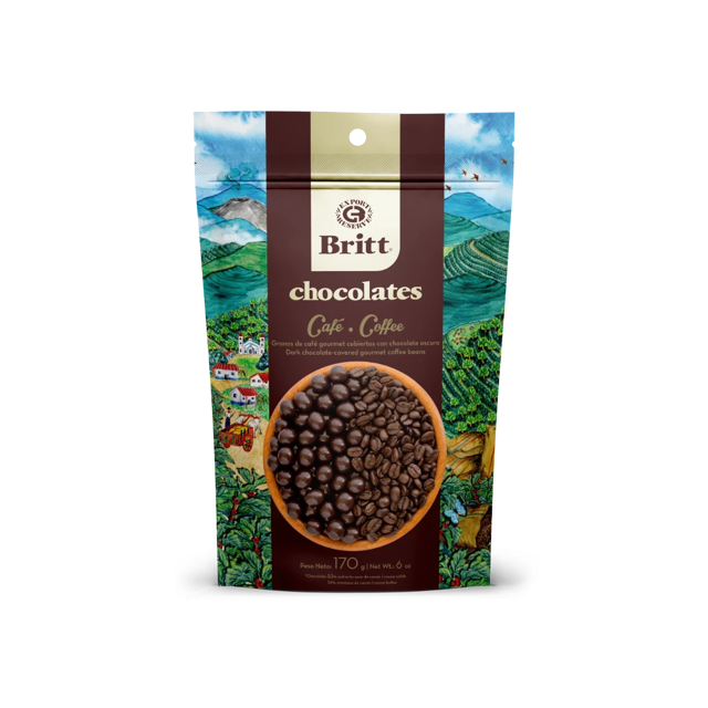 DARK CHOCOLATE COVERED COFFEE BEANS