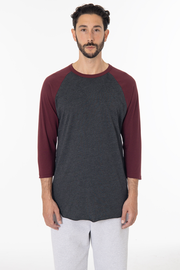 FF53 - 3/4 Sleeve Poly Cotton Raglan