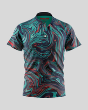 Ink Spill Henley Polo