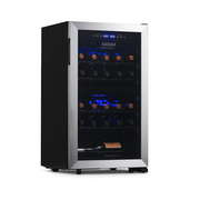 Newair® 28-Bottle 18.9" Stainless Steel Freestanding Dual Zone Wine Fridge