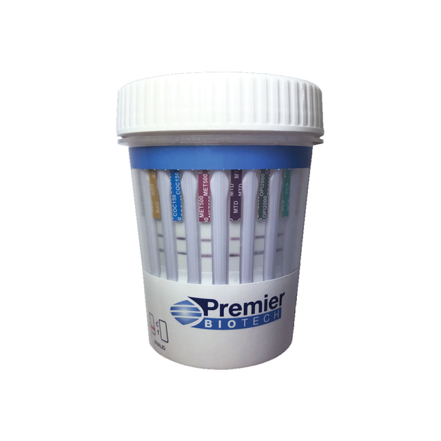 Bio-Cup 13-Panel Urine Drug Test Cups - 25/Cs