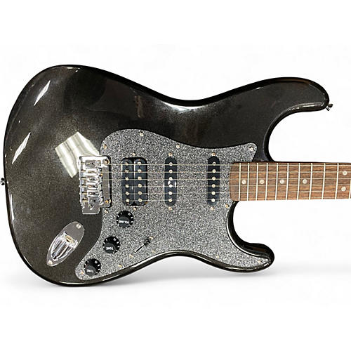 Used Squier Stratocaster HSS Black Solid Body Electric Guitar