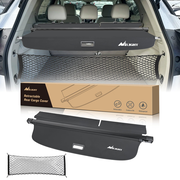 Trunk Cargo Cover for VW Volkswagen Tiguan 2018 2019 2020 2021 2022 2023 2024, Retractable Privacy Security Shield Shade Rear Trunk Cover, with Trunk Storage Net