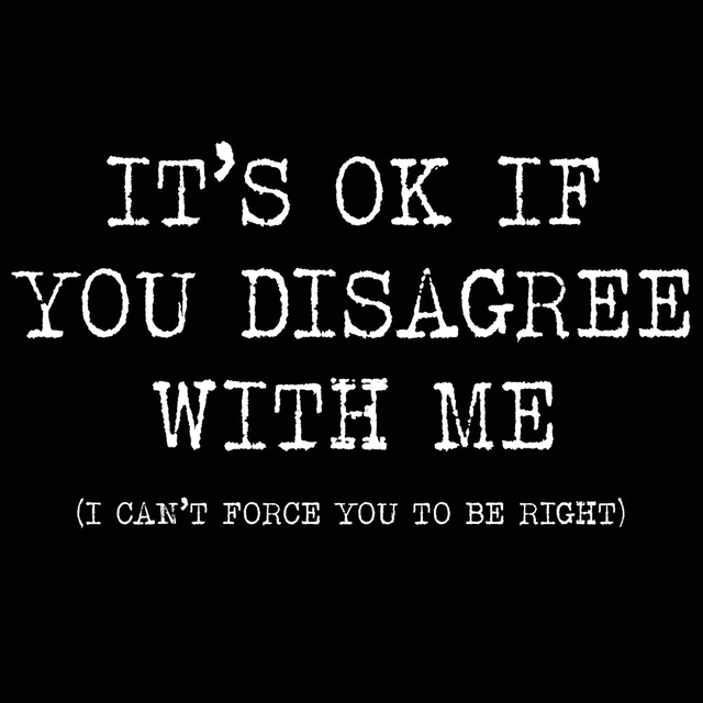 It's Ok If You Disagree With Me Tshirt - DonkeyTees