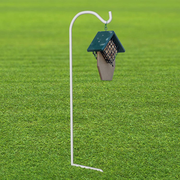 BEAU JARDIN 8 Pack Shepherds Shepards Hook 48 Inch 2/5in Solid Metal Heavy Duty Outdoor Cream White BG447 BG448