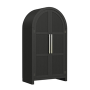 Picket House Furnishings - Woodridge Large Bookcase in Black with Grain - A-14440-8W-CBL