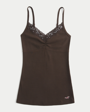 Holiday Vault Release Lace Trim Layering Cami