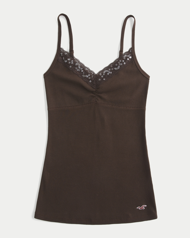 Holiday Vault Release Lace Trim Layering Cami