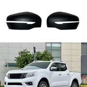 2x For 14-20 Nissan Navara NP300 Left & Right Side Wing Mirror Cover Matte Black