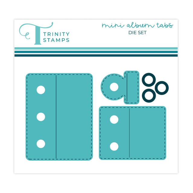 Trinity Stamps Mini Album Tabs Die Set tmd-350